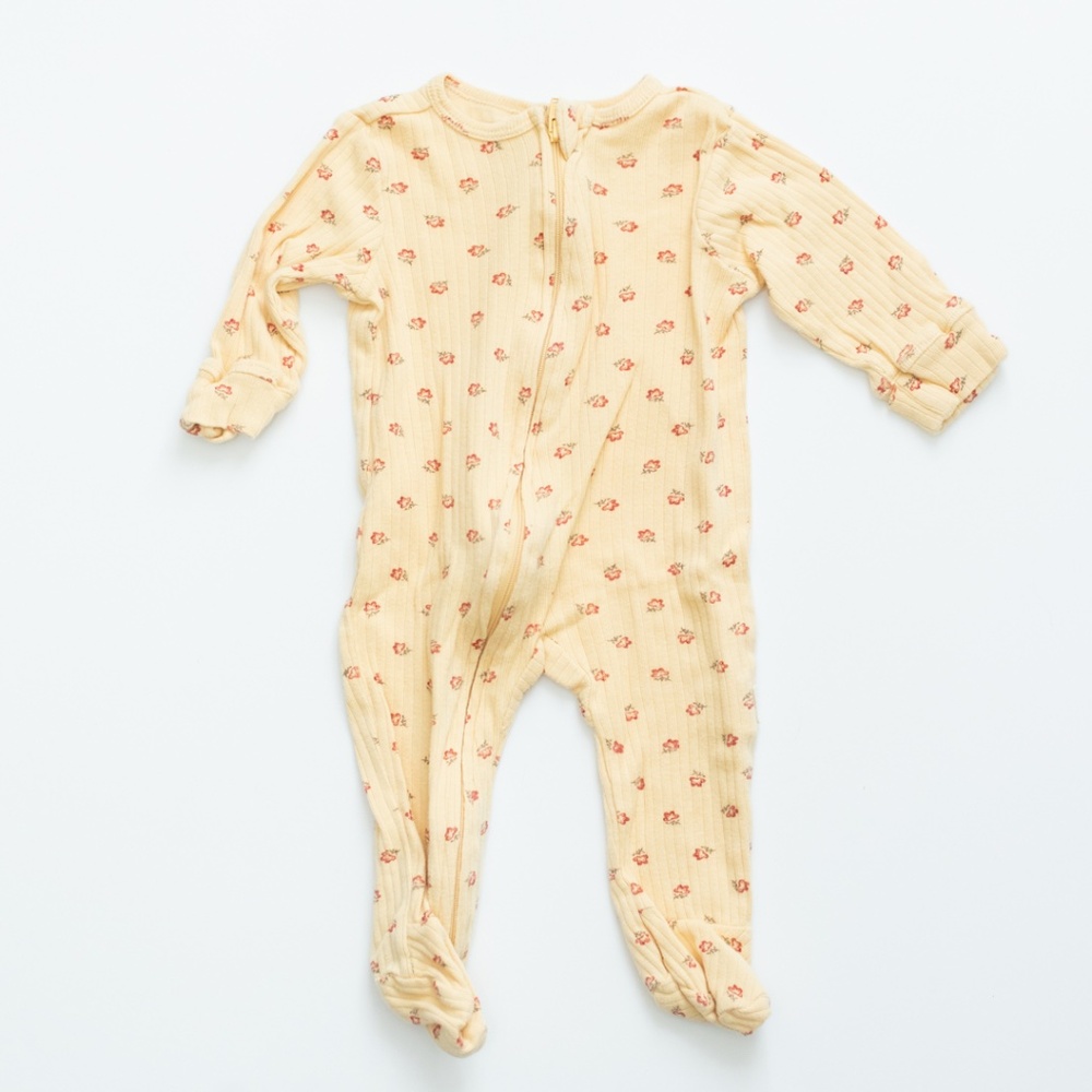 Baby Girl Floral Pajamas Size 3-6 Months